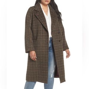 Avec Les Filles Plaid Coat